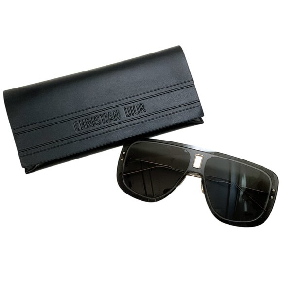 Christian Dior Black UltraDior MU Sunglasses - Picture 1 of 8